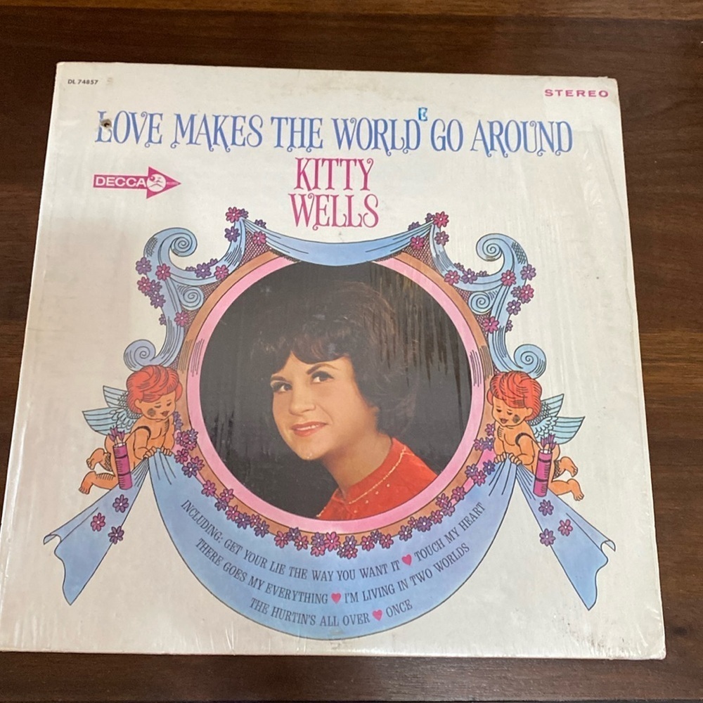 Rare Kitty Wells Love Makes the World Go Around western old country vintage
